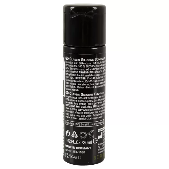 EROS - glidmedel och massagegel - silikonbaserad - 30ml