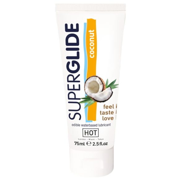 HOT Superglide - ätbar glidmedel kokos - 75ml