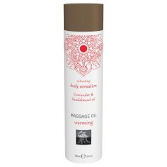 Shiatsu Warming - massageolja - koriander sandelträ - 100ml