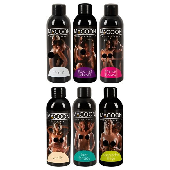 Magoon Massageoljor Set (6x100ml)