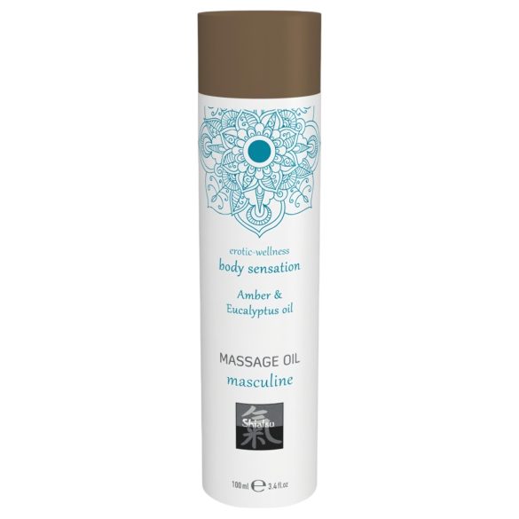 Shiatsu Masculine - massageolja - bärnsten-eukalyptus (100ml)