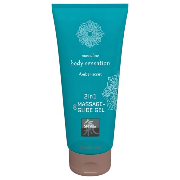 Shiatsu 2in1 Bärnstensdoft - massagegel - bärnsten (200 ml)
