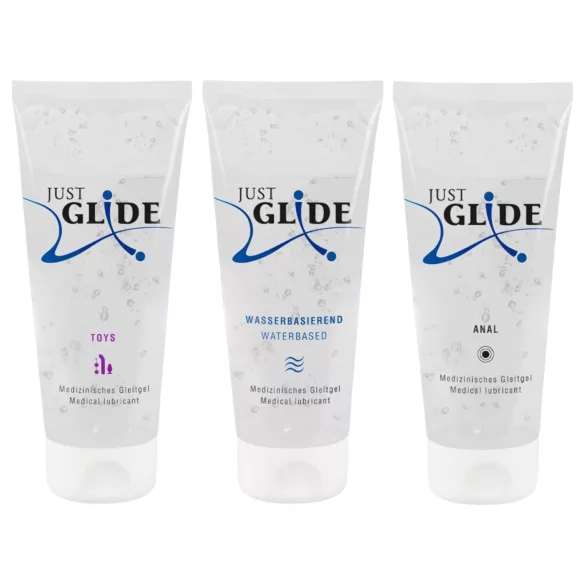 Just Glide - glidmedel set - 3x200ml