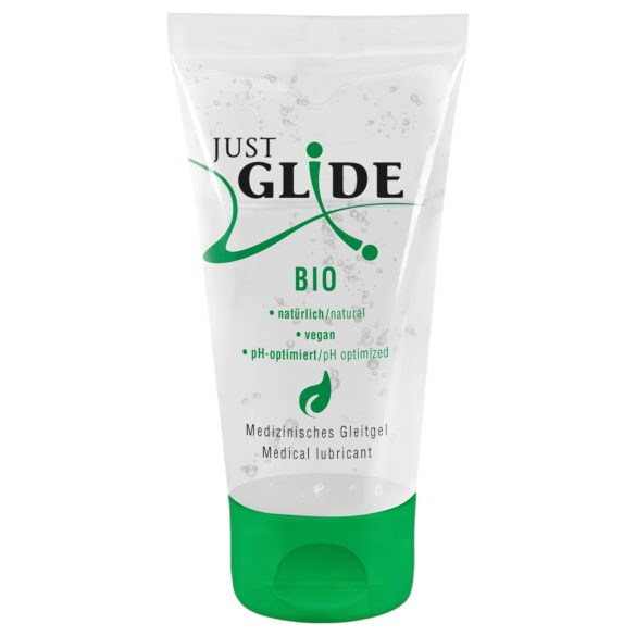 Just Glide Bio - vattenbaserad vegansk glidmedel (50 ml)