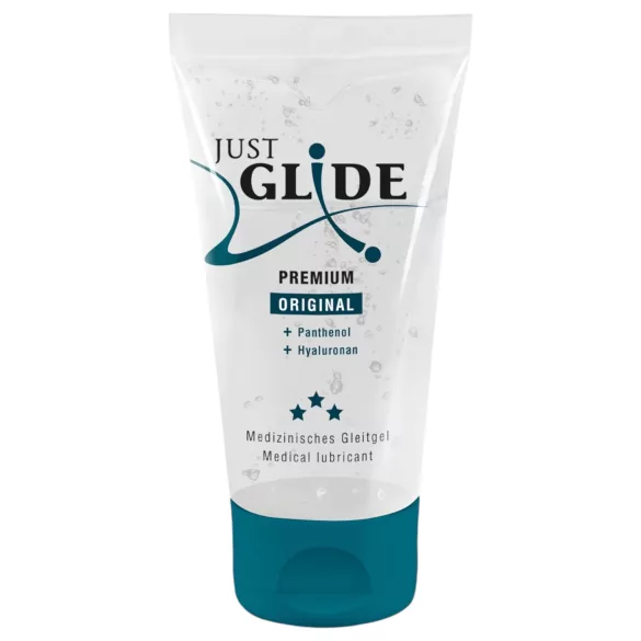 Just Glide Premium Original - vattenbaserat glidmedel veganskt 50ml