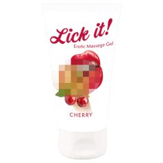 Lick it! - 2-i-1 ätbar glidmedel - körsbärssmak - 50ml