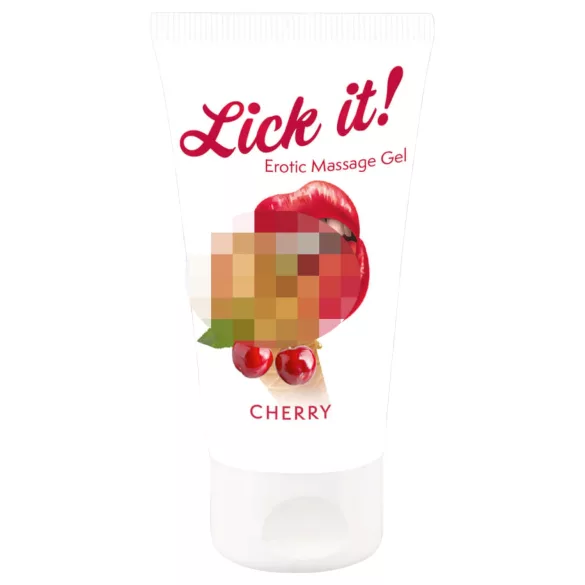 Lick it! - 2-i-1 ätbar glidmedel - körsbärssmak - 50ml