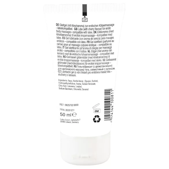 Lick it! - 2-i-1 ätbar glidmedel - körsbärssmak - 50ml