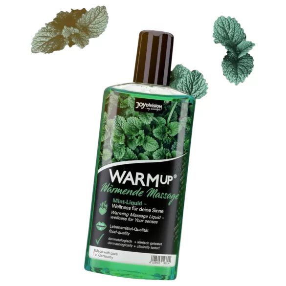 JoyDivision - värmande massageolja - mint - 150ml