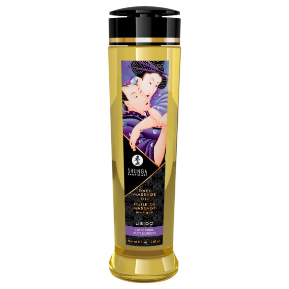 Shunga - massageolja - exotiska frukter - 240ml