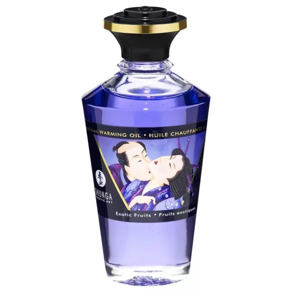 Shunga - värmande massageolja - exotisk frukt - 100ml