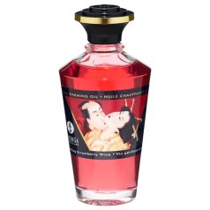 Shunga - värmande massageolja - champagne jordgubb - 100ml