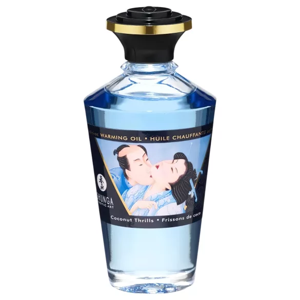 Shunga - värmande massageolja - kokos - 100ml