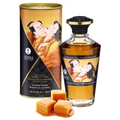   Shunga - massageolja med värmande effekt - karamell - 100 ml