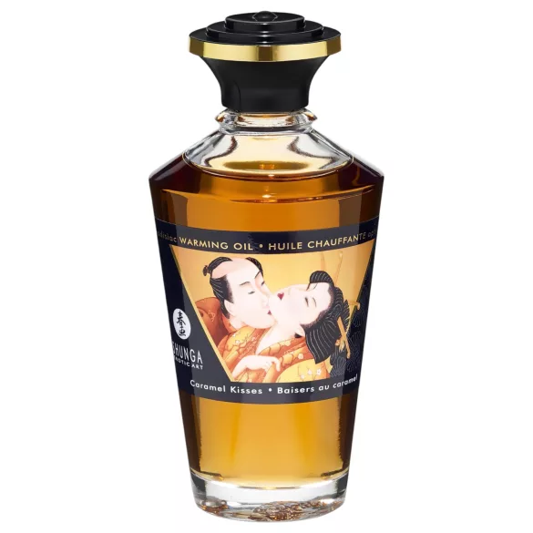 Shunga - massageolja med värmande effekt - karamell - 100 ml