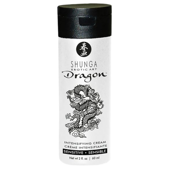 Shunga Dragon Sensitive - intim gel för män - 60ml