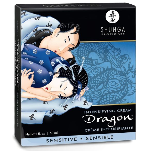Shunga Dragon Sensitive - intim gel för män - 60ml