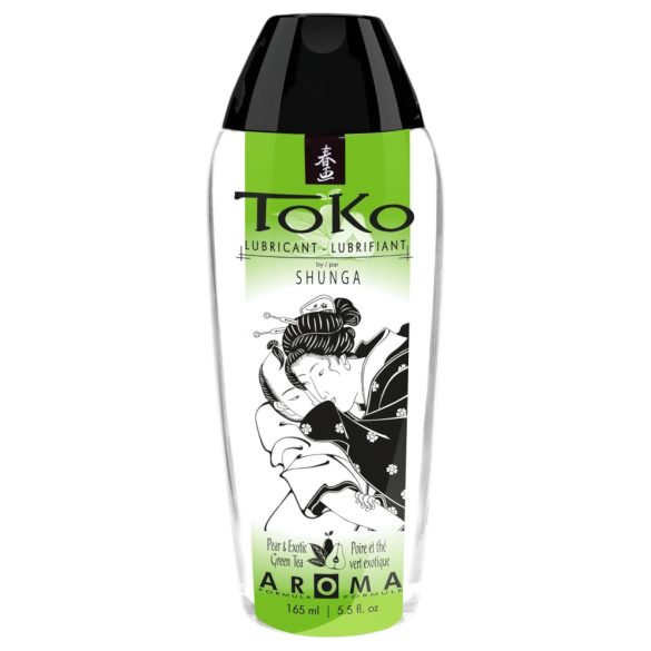 Shunga Toko - vattenbaserat glidmedel - päron och grönt te (165 ml)