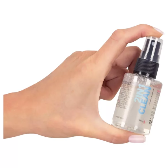 Just Play 2-i-1 Rengöring - intim- och produktspray (50 ml)