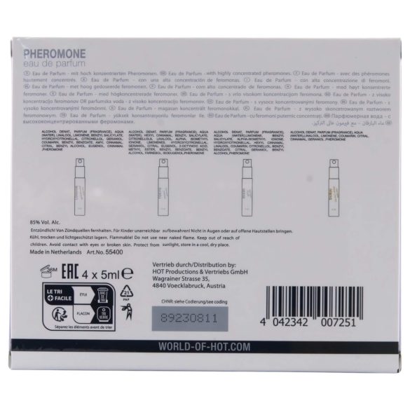 HOT - feromonparfym för kvinnor - set 4x5ml