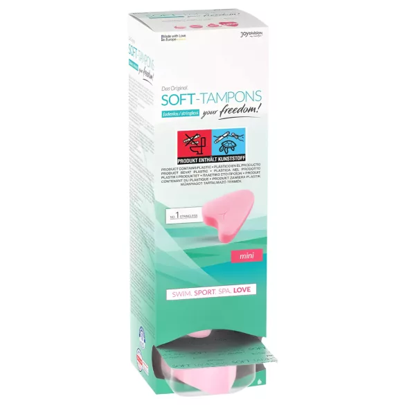 JoyDivision Soft-Tampons - snörefria mjuka minitamponer (10 st)