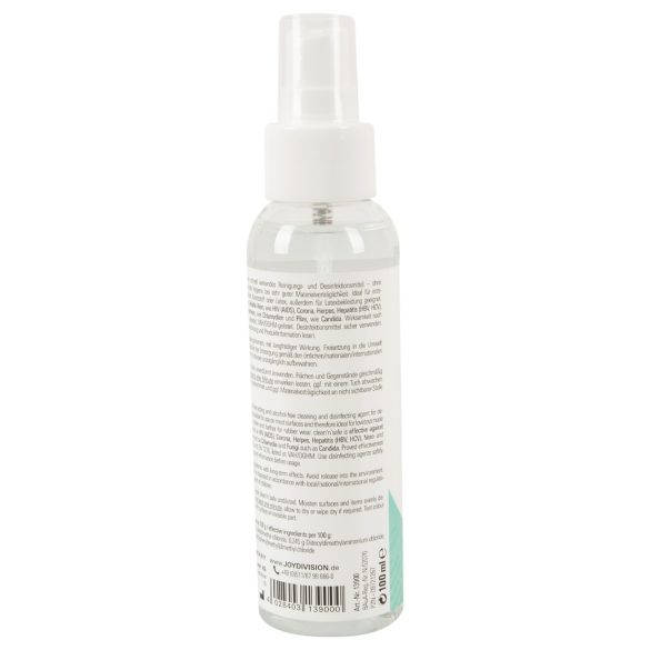 JoyDivision Clean Safe - desinfektionsspray och rengöring - 100ml