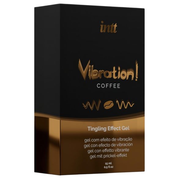 Intt - flytande vibrator - kaffe - 15ml