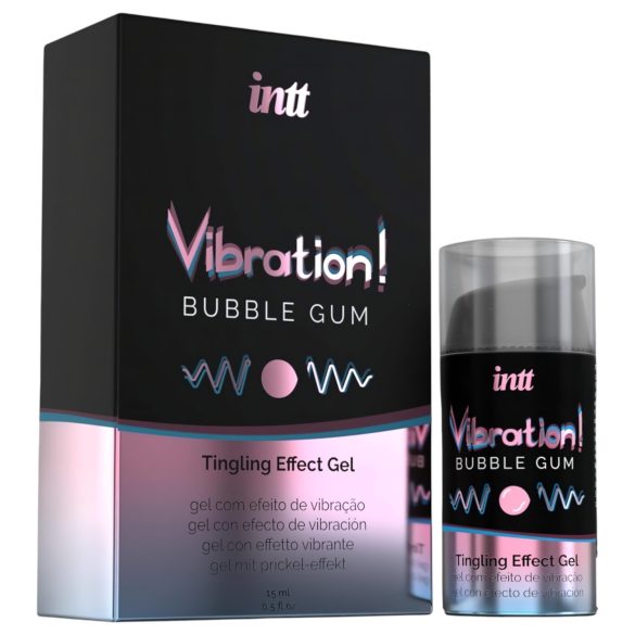 Intt Vibration! - flytande vibrator - tuggummismak - 15ml