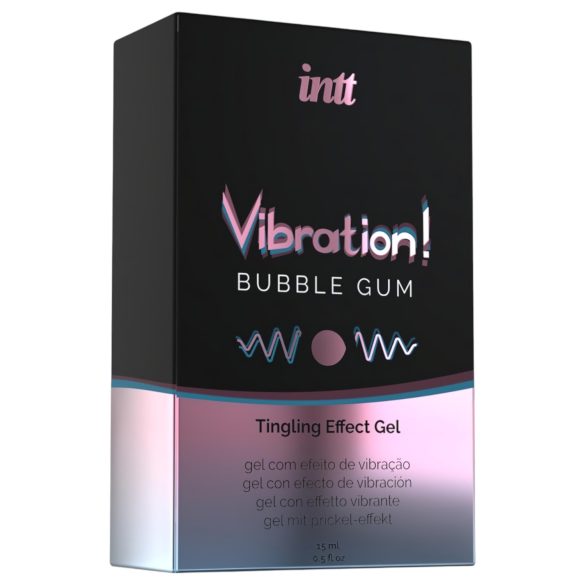 Intt Vibration! - flytande vibrator - tuggummismak - 15ml