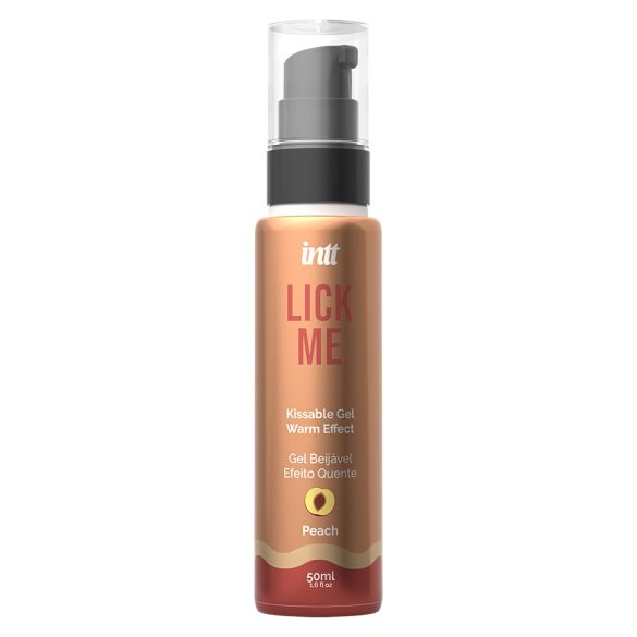 Intt Lick Me - glidmedel med värmande effekt - persika - 50ml