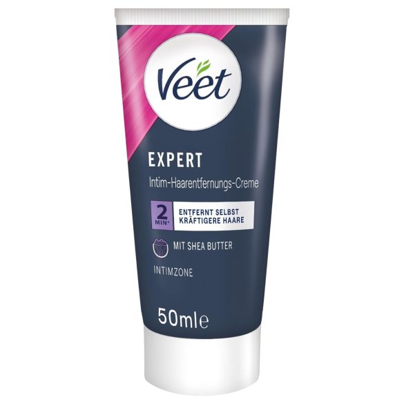 Veet - intim hårborttagningskräm och återfuktande mousse för kvinnor (2×50 ml)