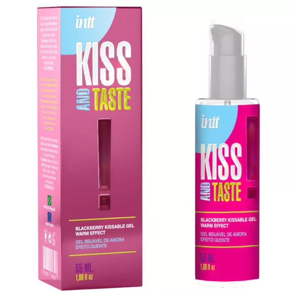 Intt Kiss and Taste - värmande glidmedel - björnbär - 55ml