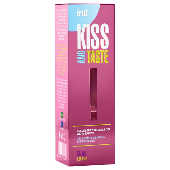 Intt Kiss and Taste - värmande glidmedel - björnbär - 55ml