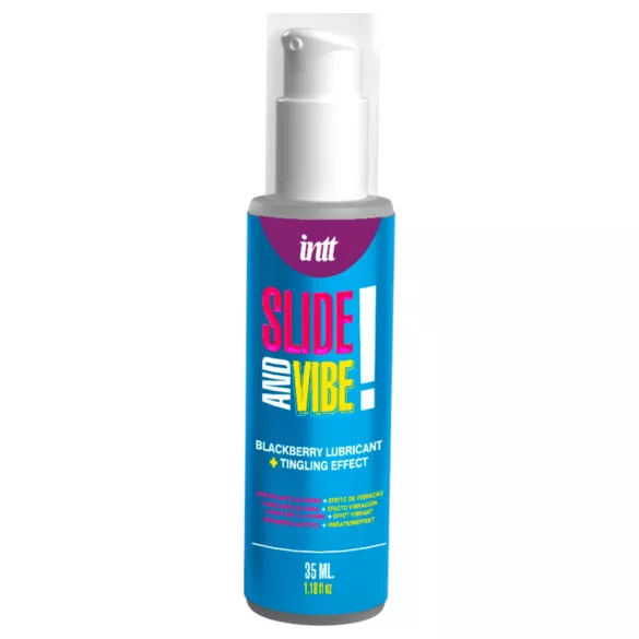 Intt - ätbar pirrande intim glidmedel - björnbär 35ml