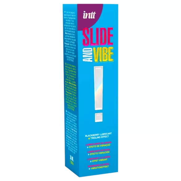 Intt - ätbar pirrande intim glidmedel - björnbär 35ml