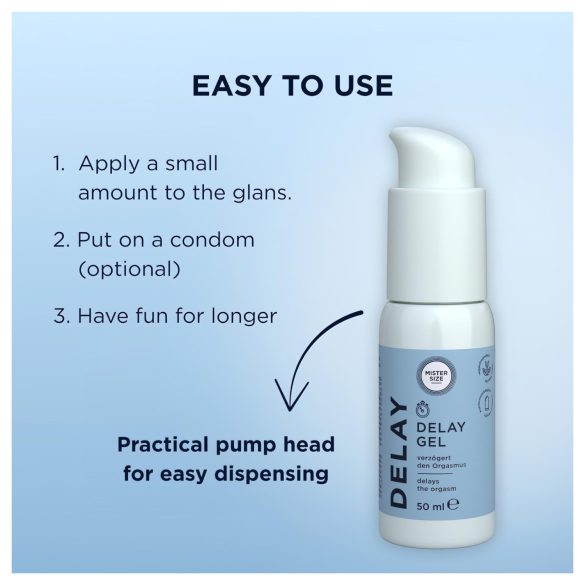 Mister Size - fördröjningsgel för utlösning - 50ml