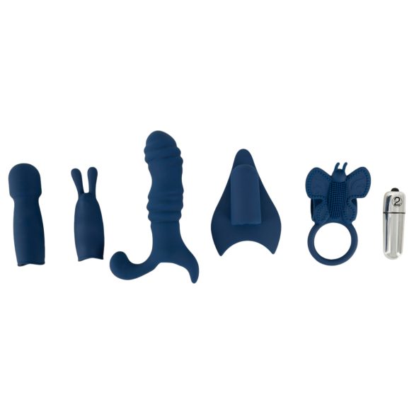 Magisk Skälv - vibrator set (blå)