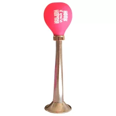 Jag är på gång - signalhorn (rosa-silver)