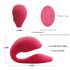 Cotoxo Cupid 2 - trådlös parvibrator (röd)