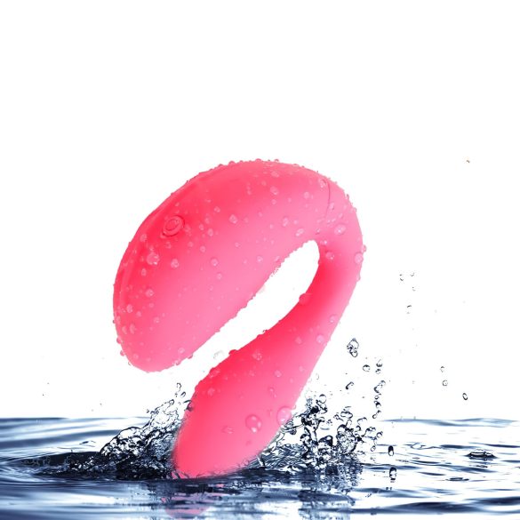 Cotoxo Cupid 2 - parvibrator med fjärrkontroll - röd