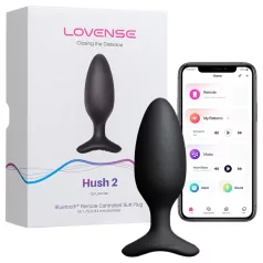 Lovense Hush 2 S - App-styrd analvibrator (38 mm, svart)