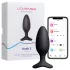 Lovense Hush 2 M - App-styrd analvibrator (45 mm, svart)