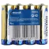 Hållbar - AA batteri - 4-pack