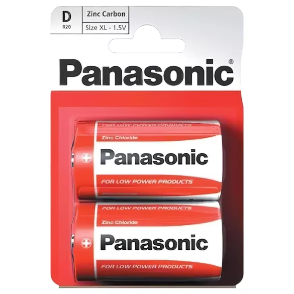 Panasonic - batteri C R14 - 2-pack