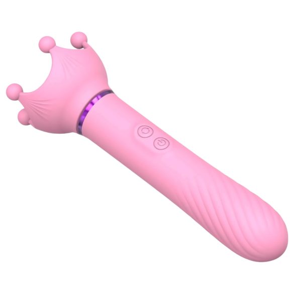 Sunfo - bröstvårts- och G-punktvibrator (rosa)