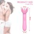 Sunfo - bröstvårts- och G-punktvibrator (rosa)