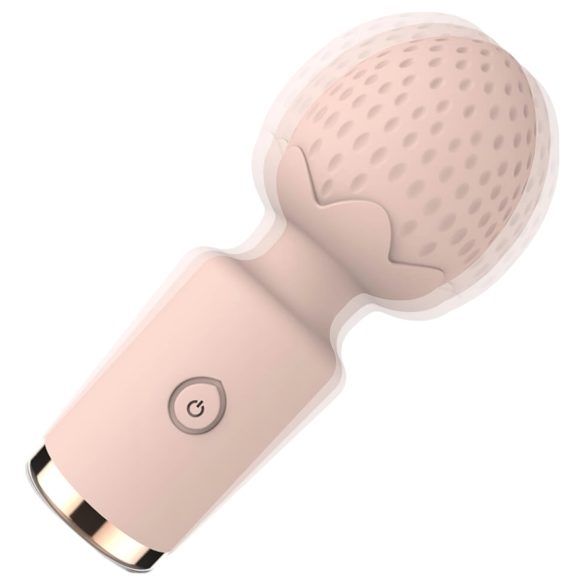 Sunfo Jordgubb - vattentät mini massagestav (rosa)