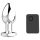 Sunfo - uppladdningsbar radioanalvibrator (silver)