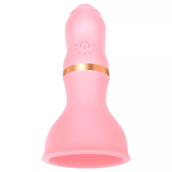 Sunfo - bröstvibrator med uppladdningsbart batteri - rosa