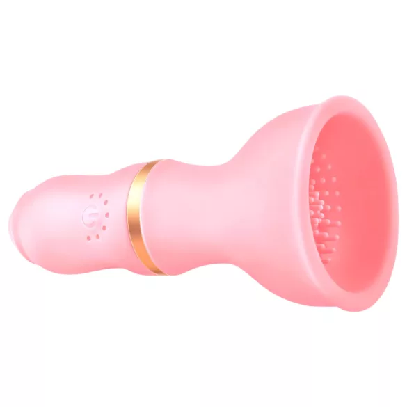 Sunfo - bröstvibrator med uppladdningsbart batteri - rosa